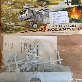 Airfix model Roland biplane